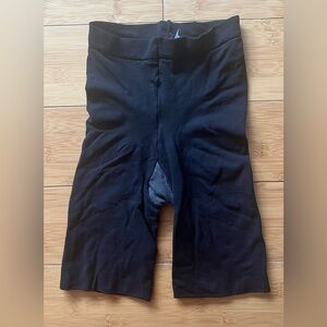 SPANX Black High-Waist Mid-Thigh Shapewear Shorts